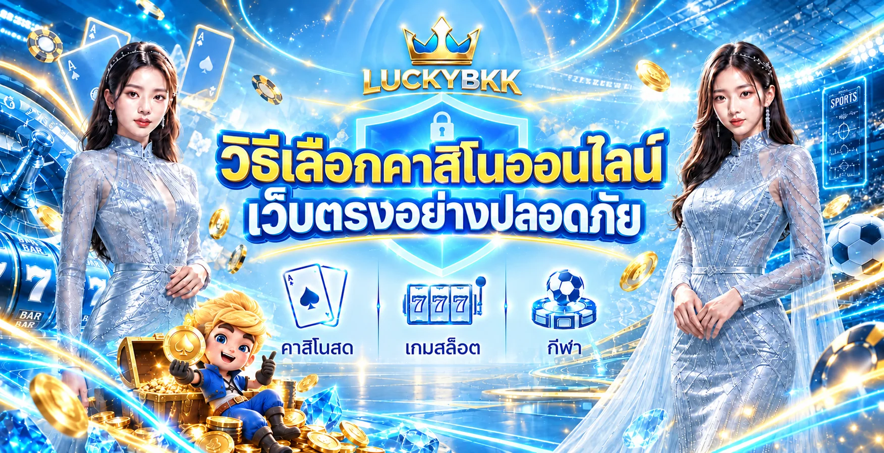 LUCKYBKK วิธีเลือกคาสิโนออนไลน์เว็บตรงปลอดภัย