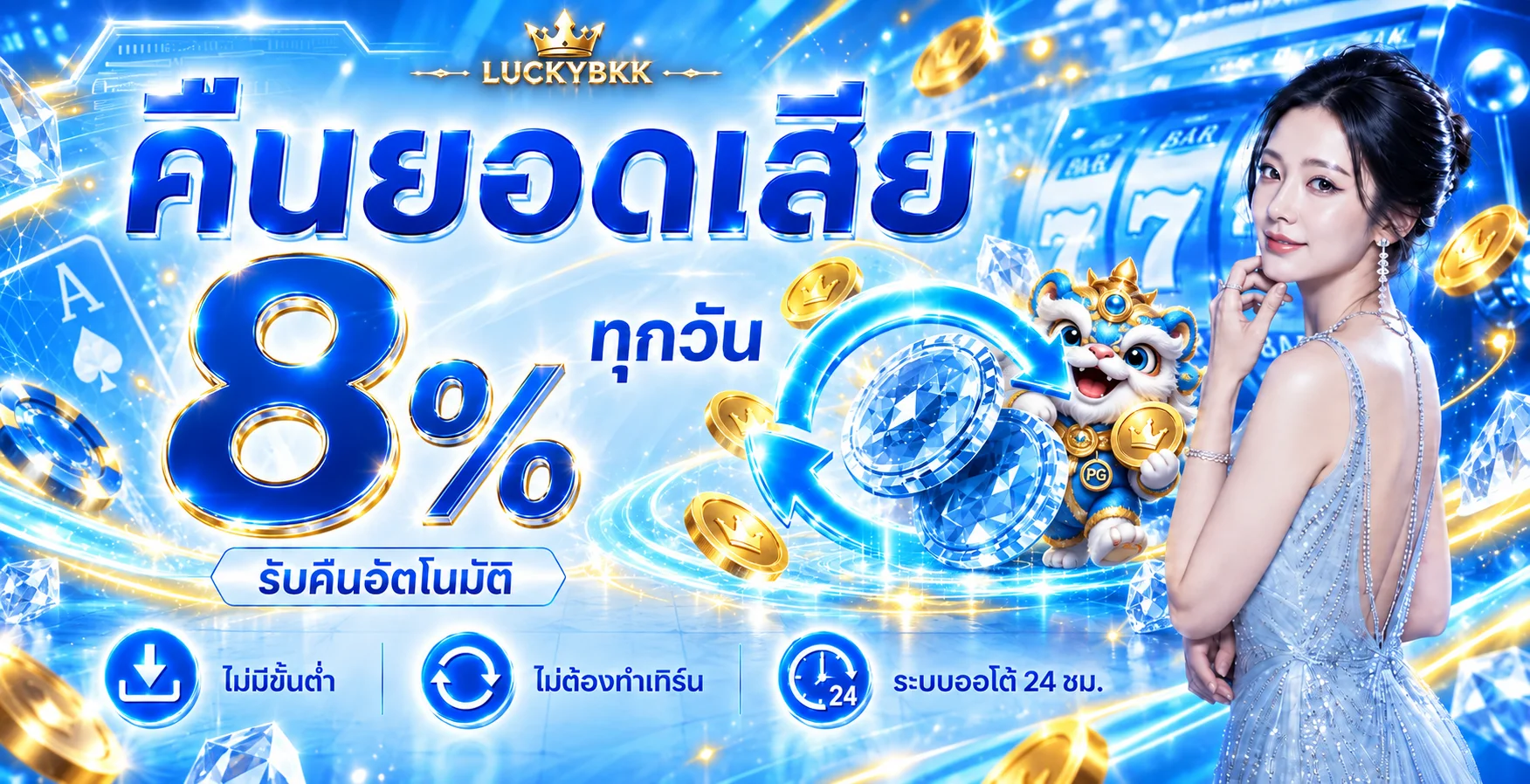 LUCKYBKK เว็บตรง สล็อต คาสิโน ฝากถอนออโต้ 24 ชม.